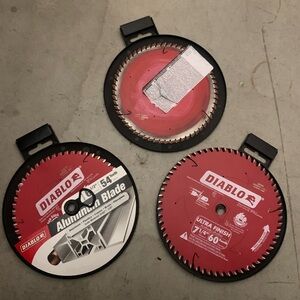 Diablo circular saw blades x3 3 sizes